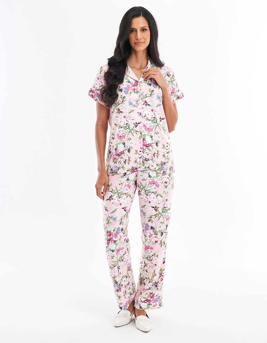 Floral Print Pajama Set