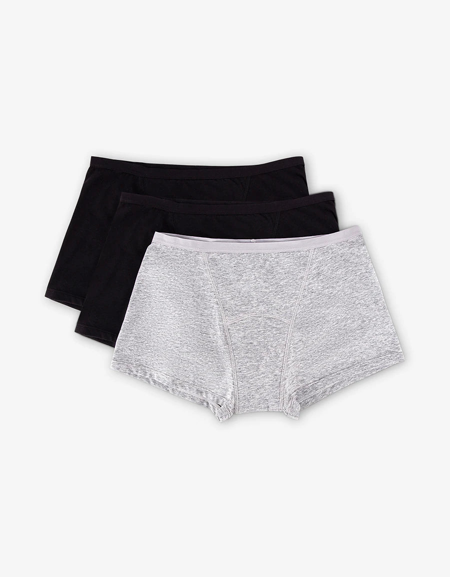3-Pack Cotton Period Short Panties