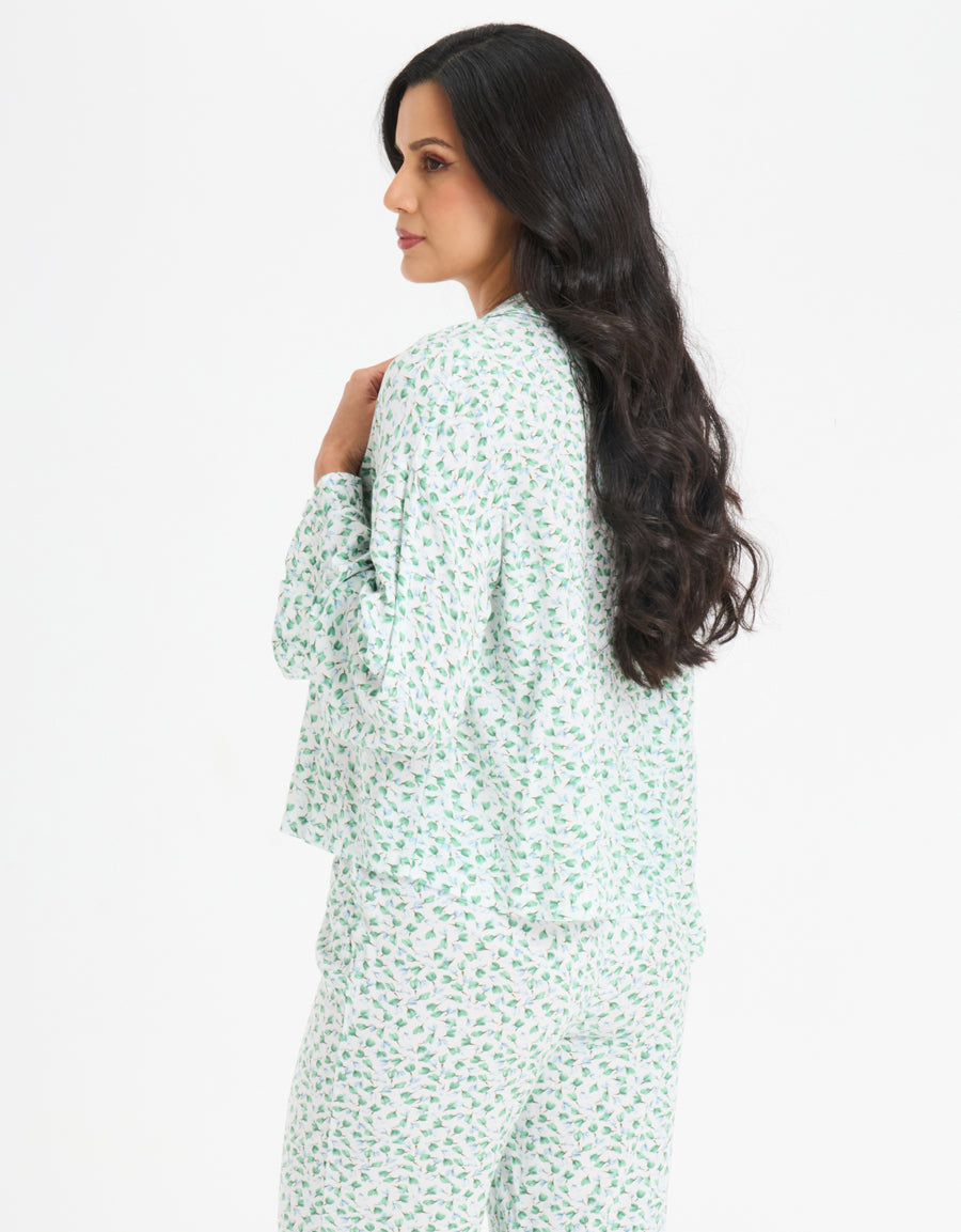 Floral Print Pajama Set