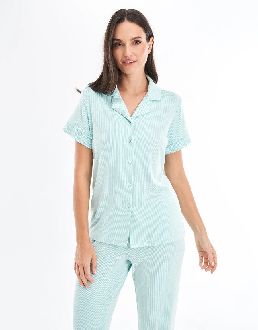 Rib Pajama Set