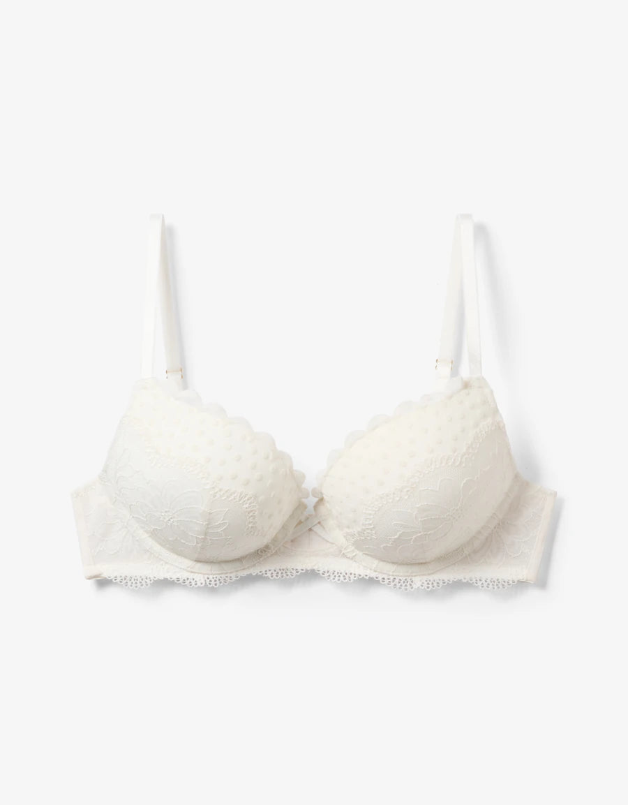 Lace Double Push-Up Plunge Bra