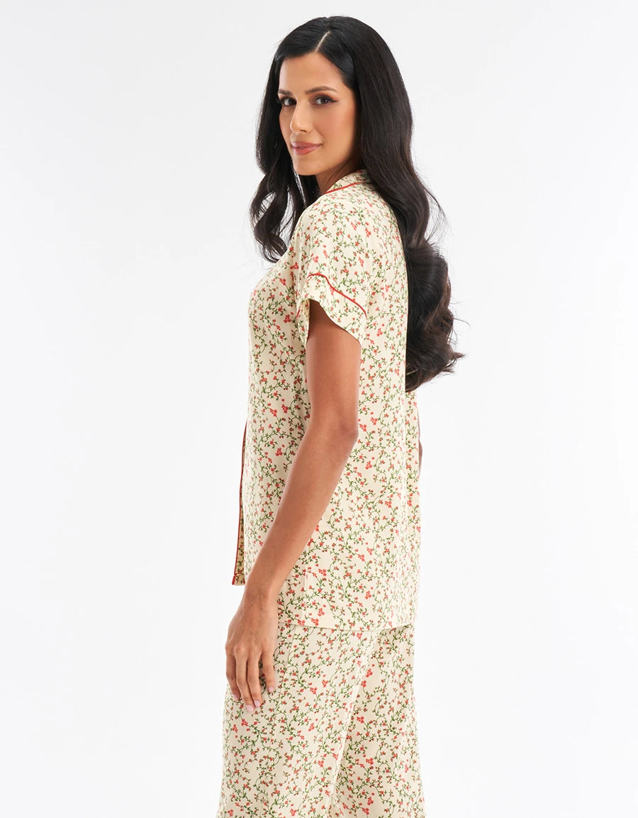 Floral Print Pajama Set