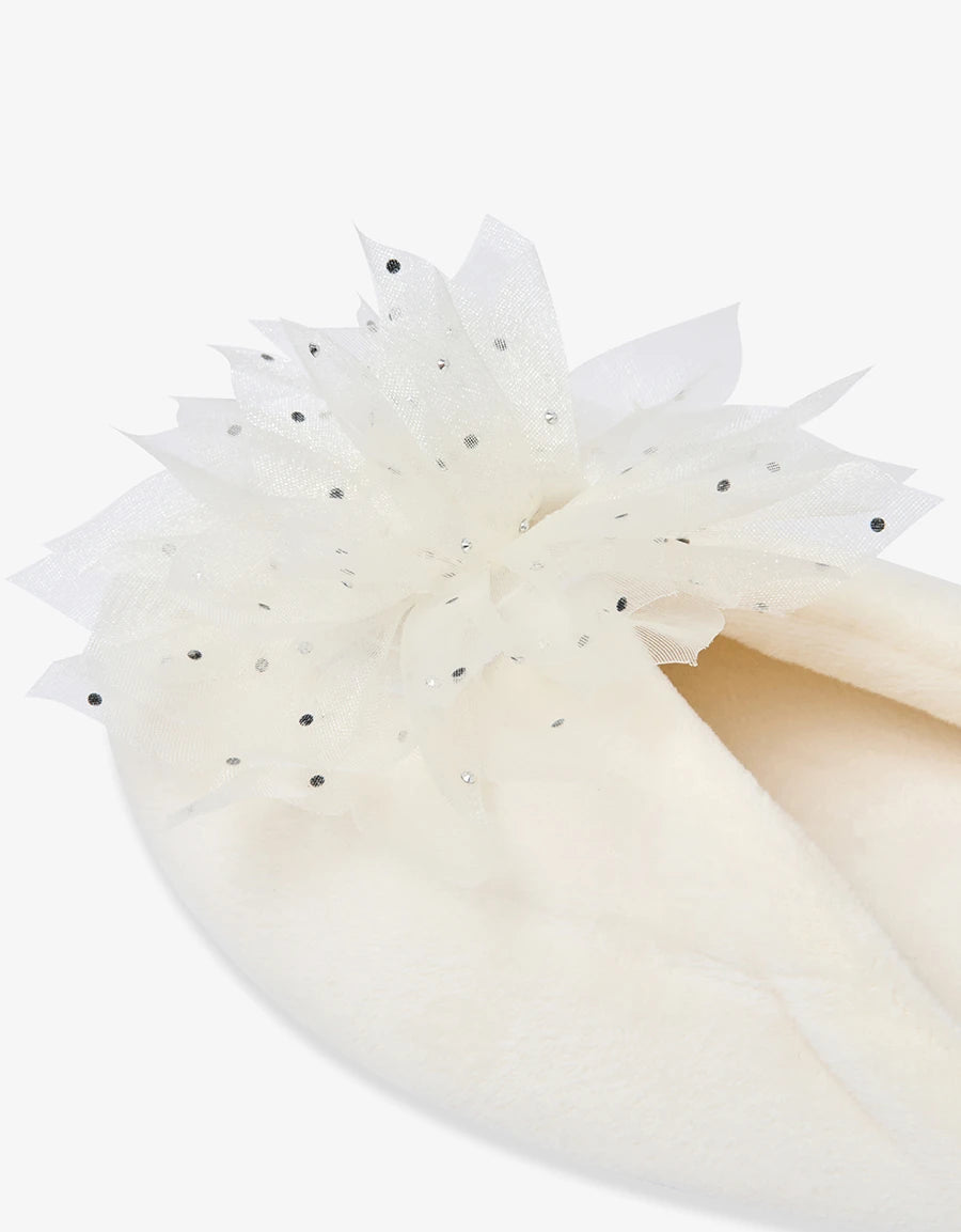 Diamante Detail Closed-Toe Slipper
