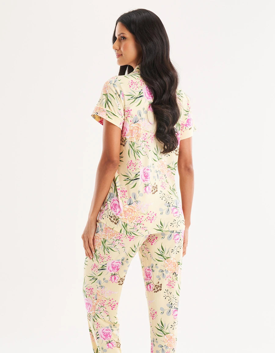 Floral Print Pajama Set