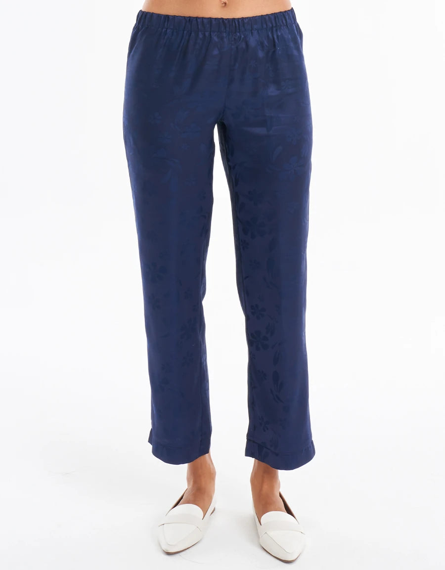 Jacquard Satin Pajama Set