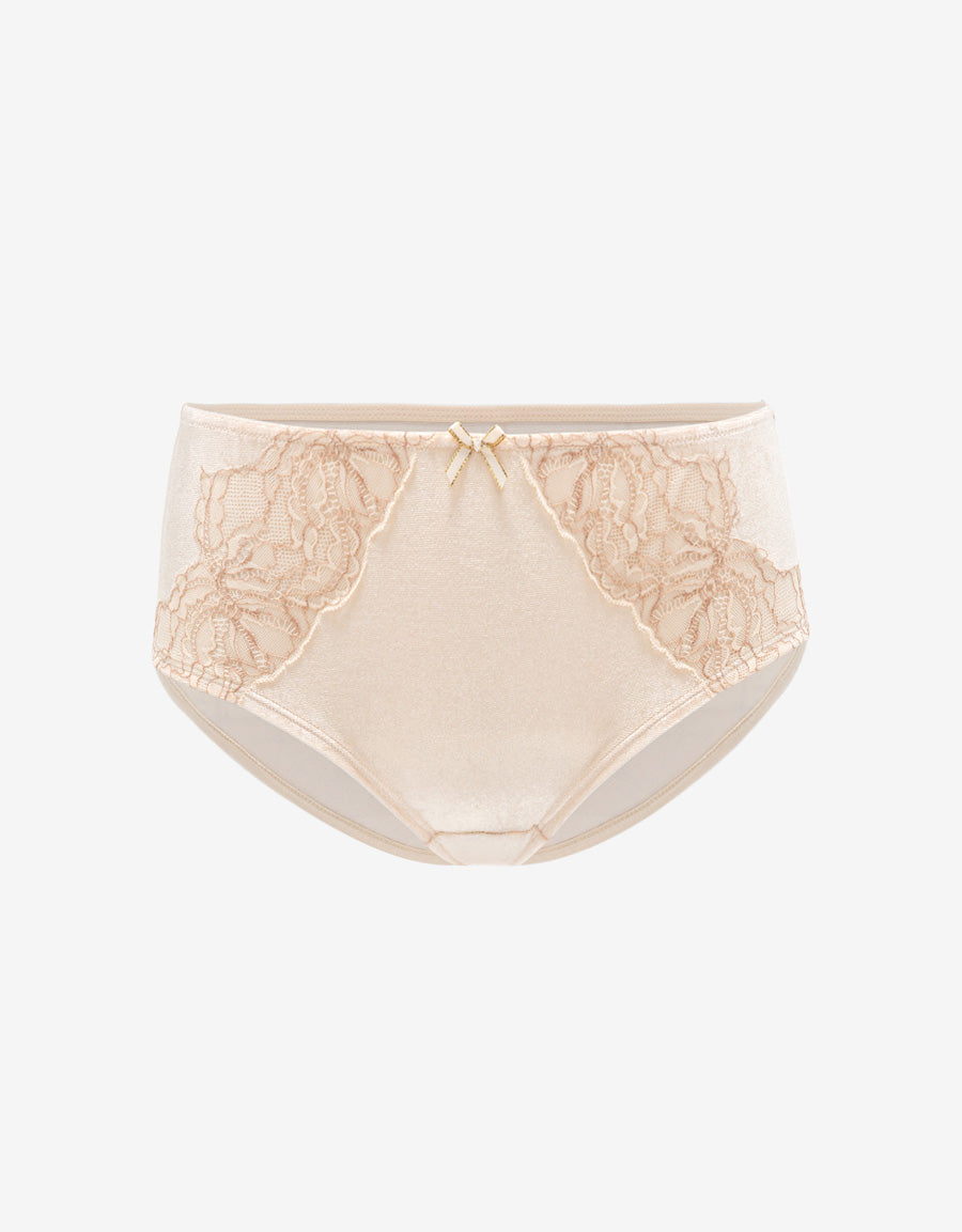 Lace-Trim Bridal Boxer Panty