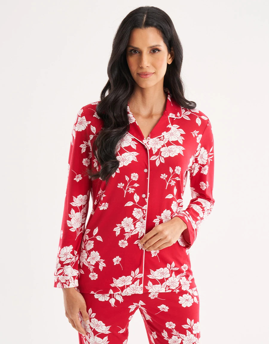 Floral Print Pajama Set
