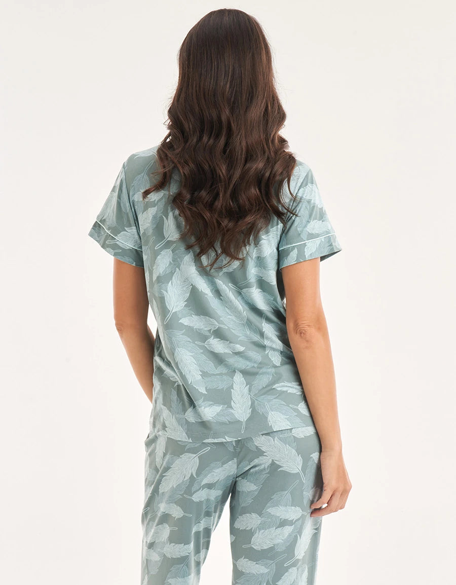Floral Print Short Pajama Set