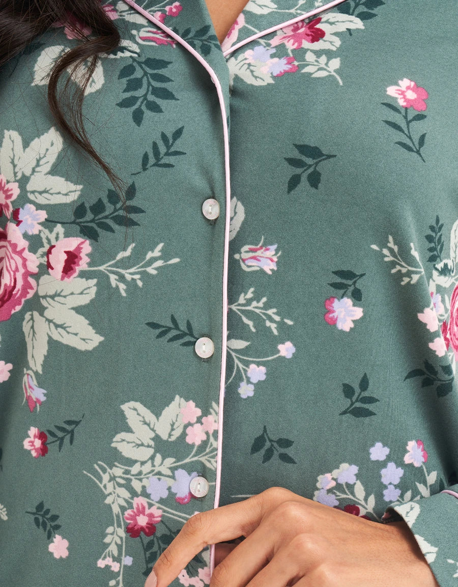 Floral Print Pajama Set