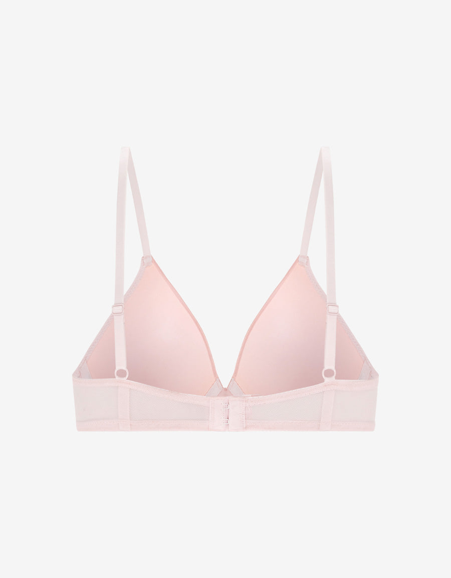 Sequin Embroidered Plunge Bra