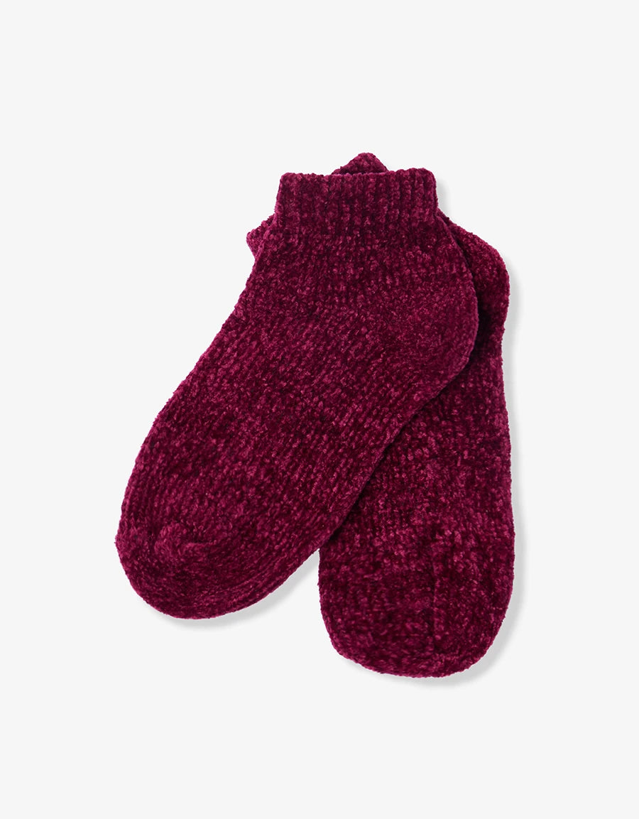 2-Pack Chenille Liner Socks