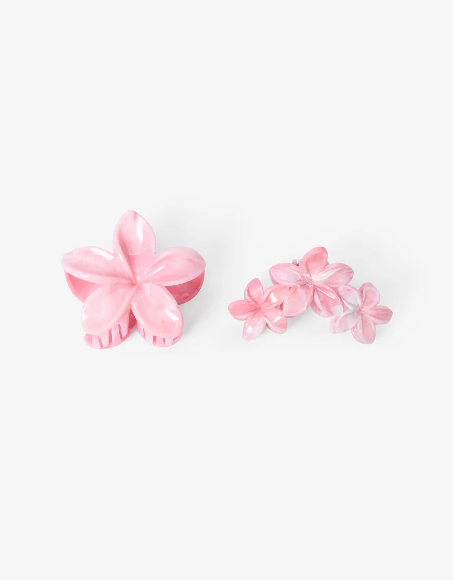Floral Hair Clip Set