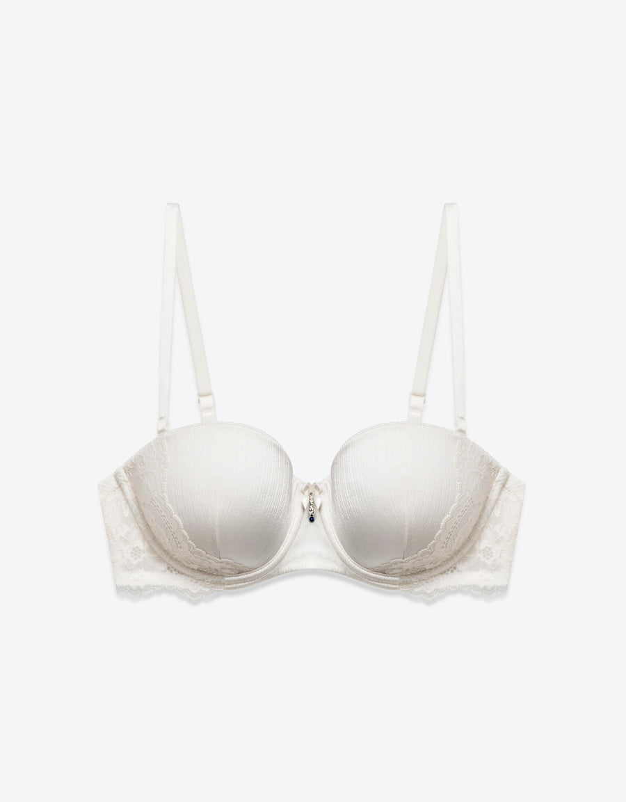Multiway Lace Bra in White
