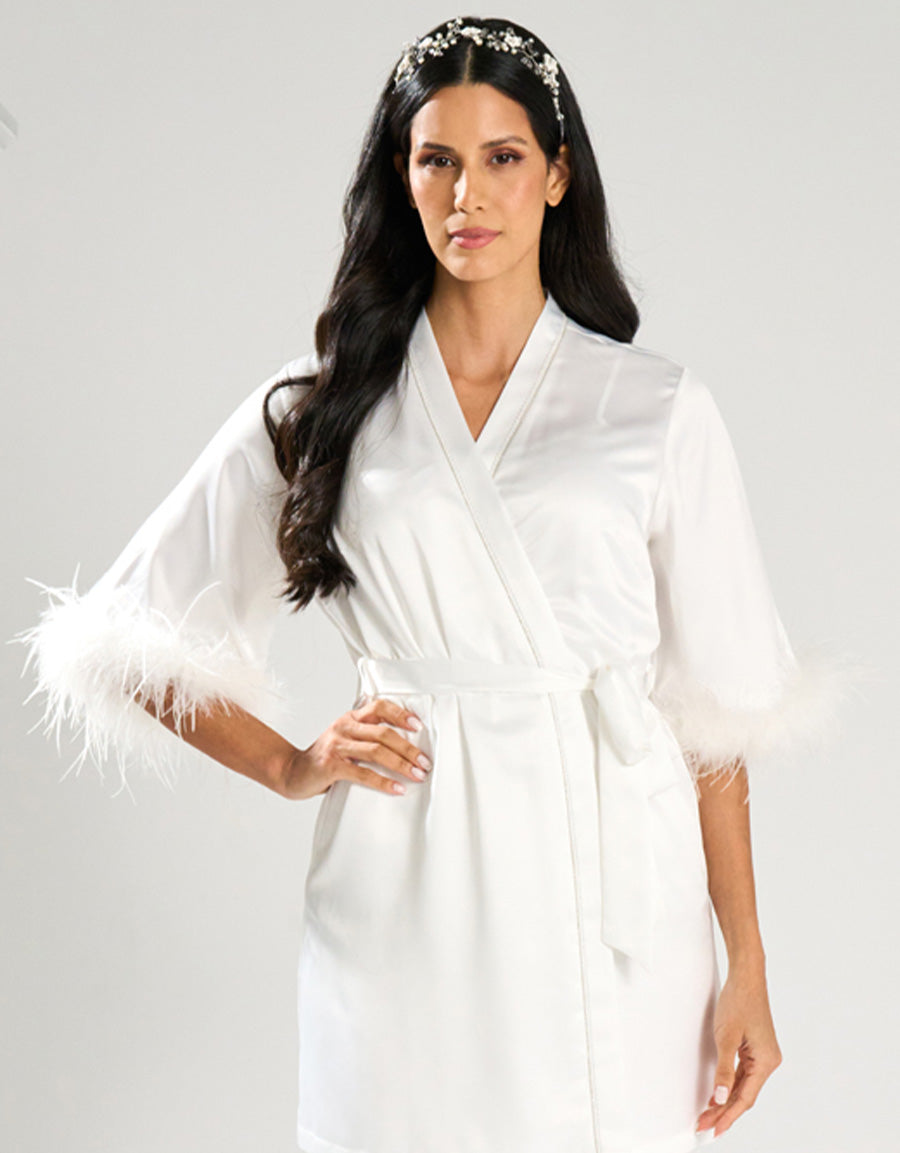 5-Piece Satin Bridal Set