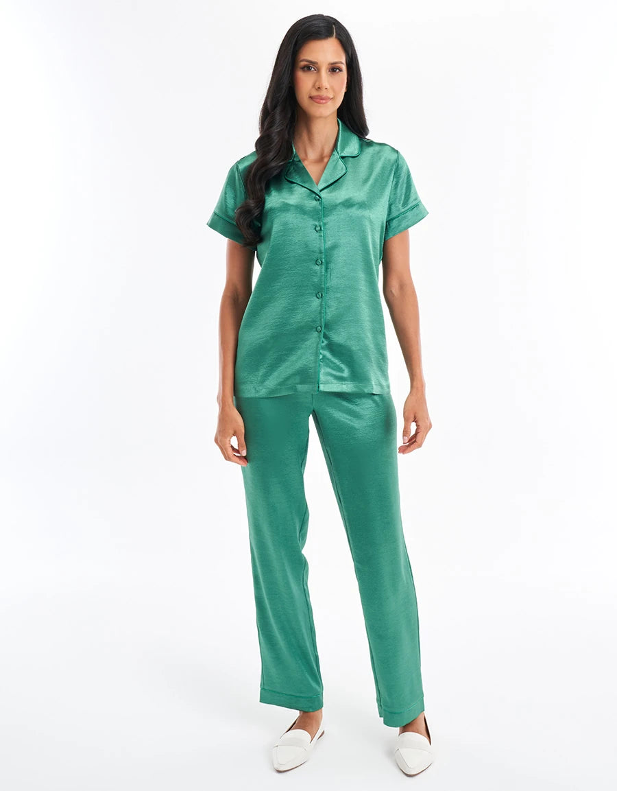 Satin Short Pajama Set