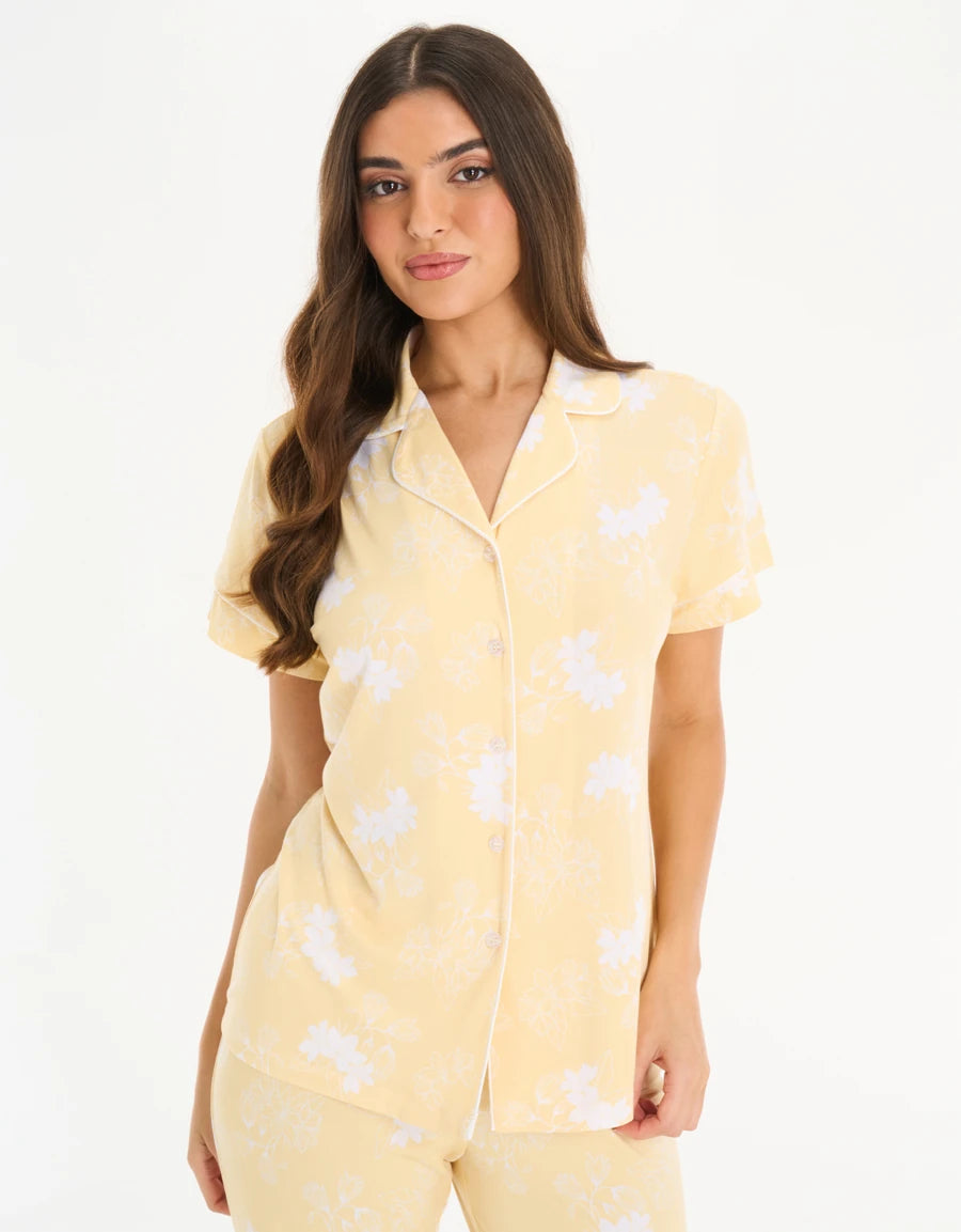 Floral Print Pajama Set