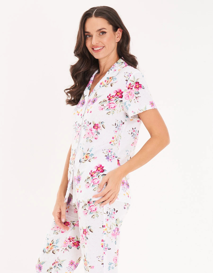 Floral Print Pajama Set