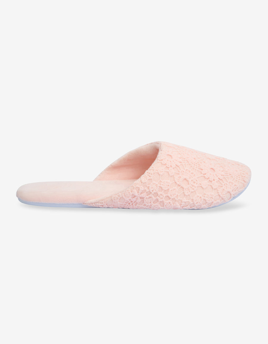 Slipper Closed-Toe Slippers in Light Pink