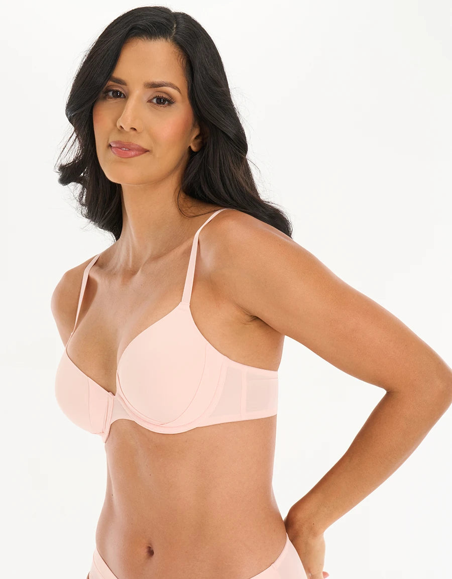 Smooth Microfiber Padded Plunge Bra