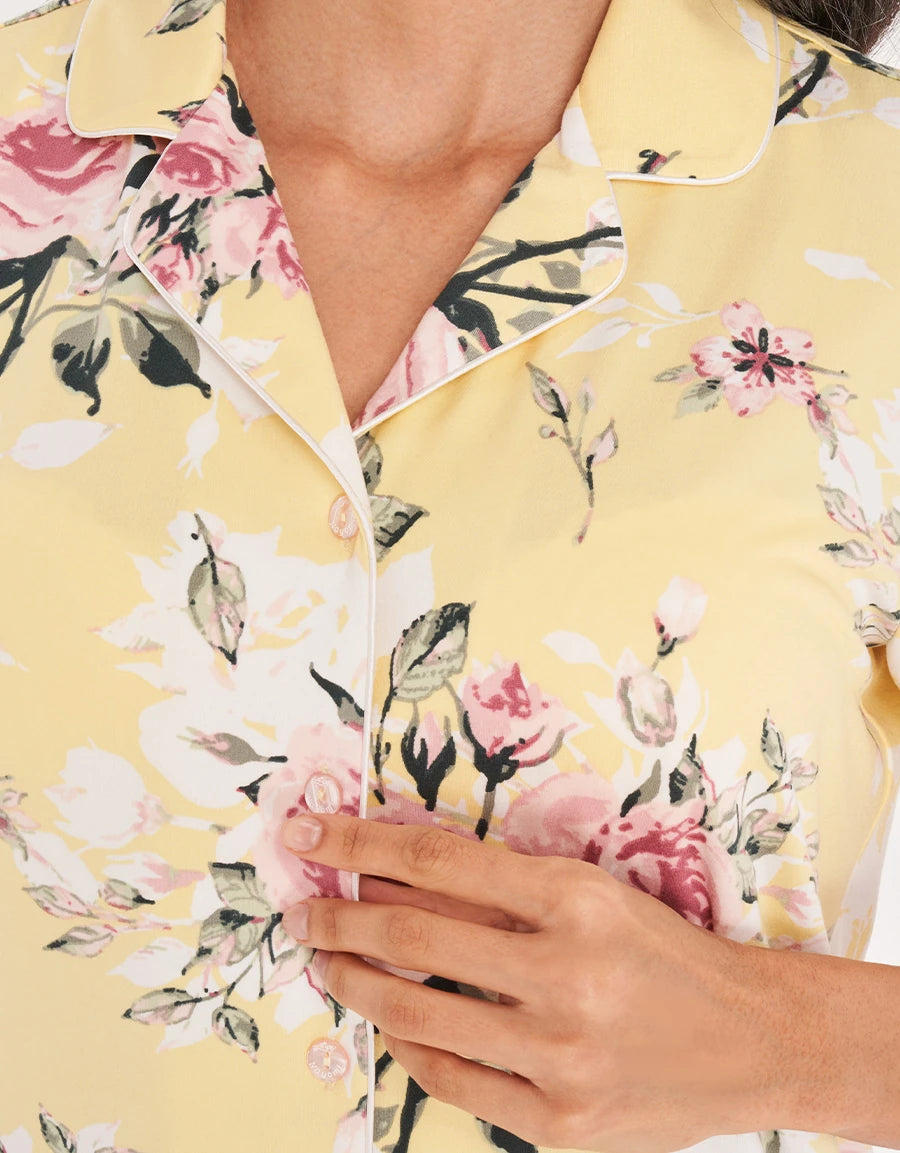 Floral Print Pajama Set