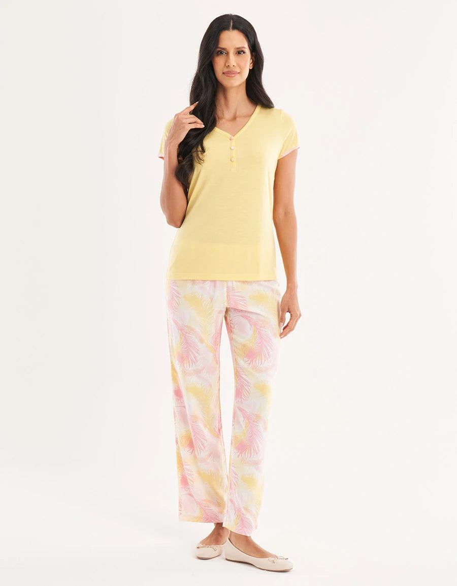 Floral Print Pajama Set
