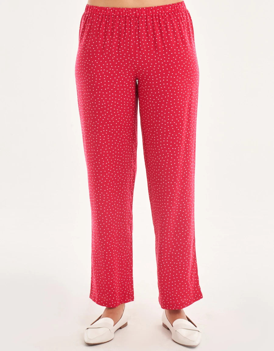 Polka Dot Print Pajama Set