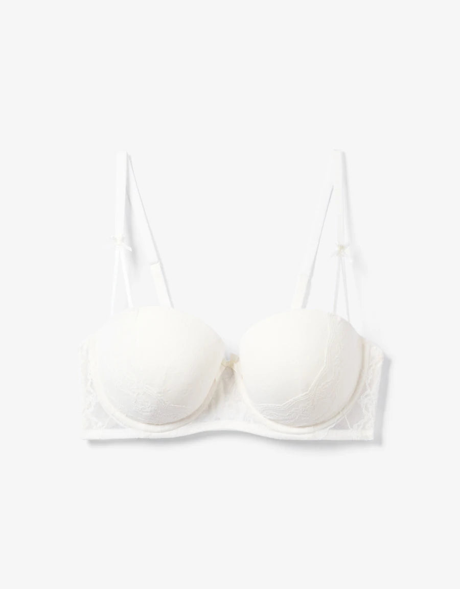 Lace Push-Up Balconette Bra