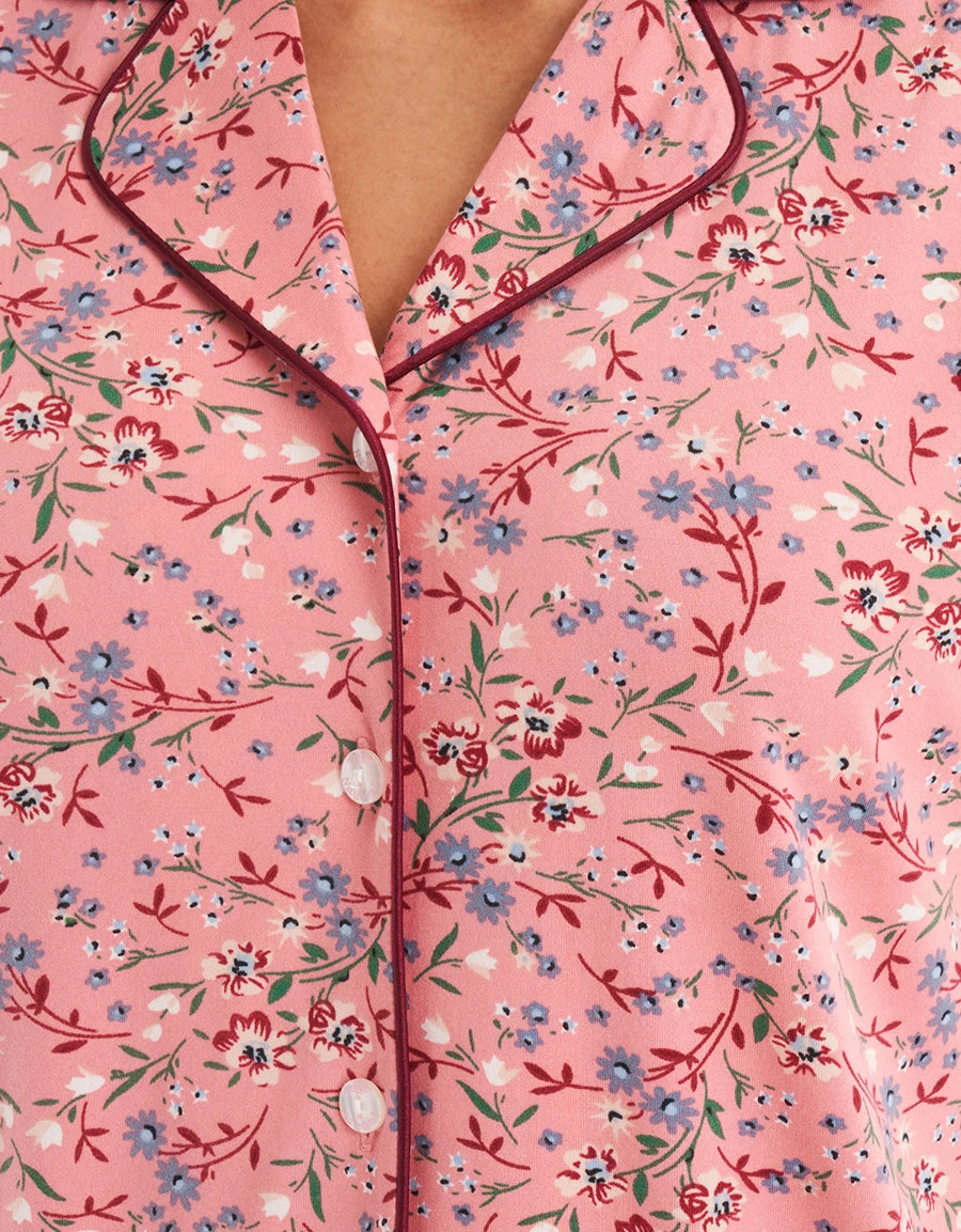 Floral Print Pajama Set