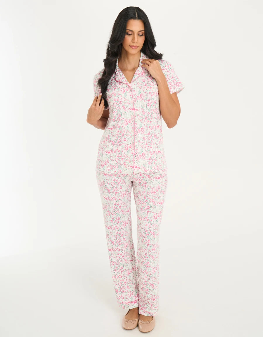 Floral Print Pajama Set
