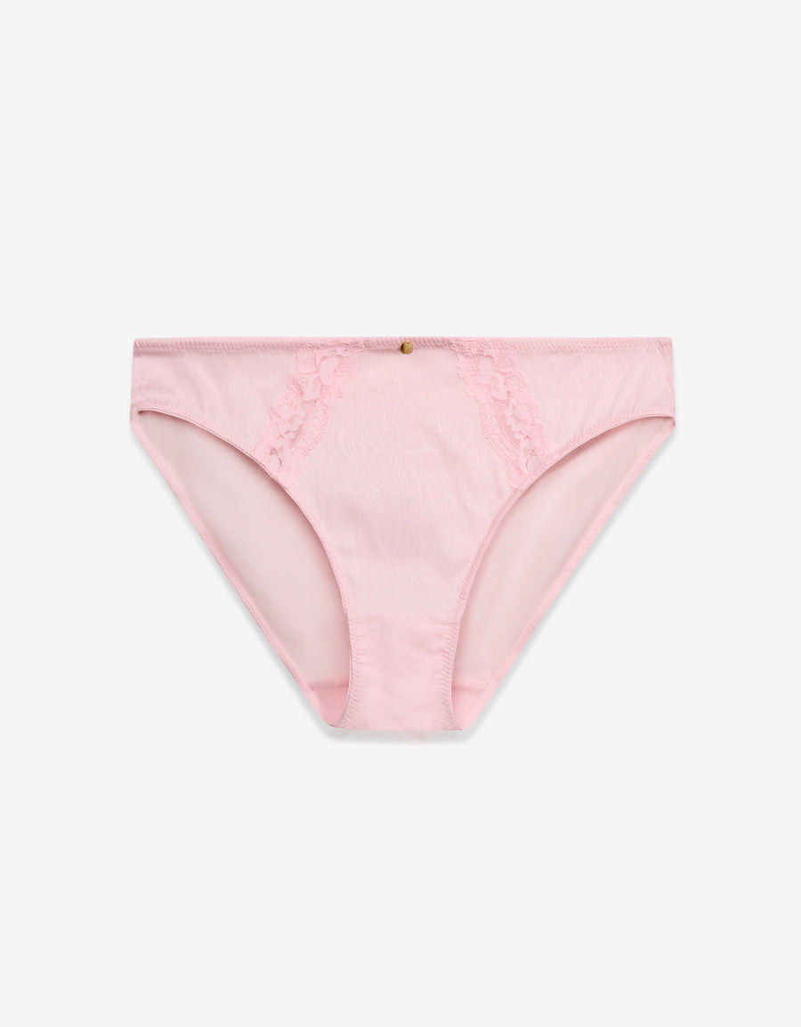 Lace Bikini Panty in Light Pink