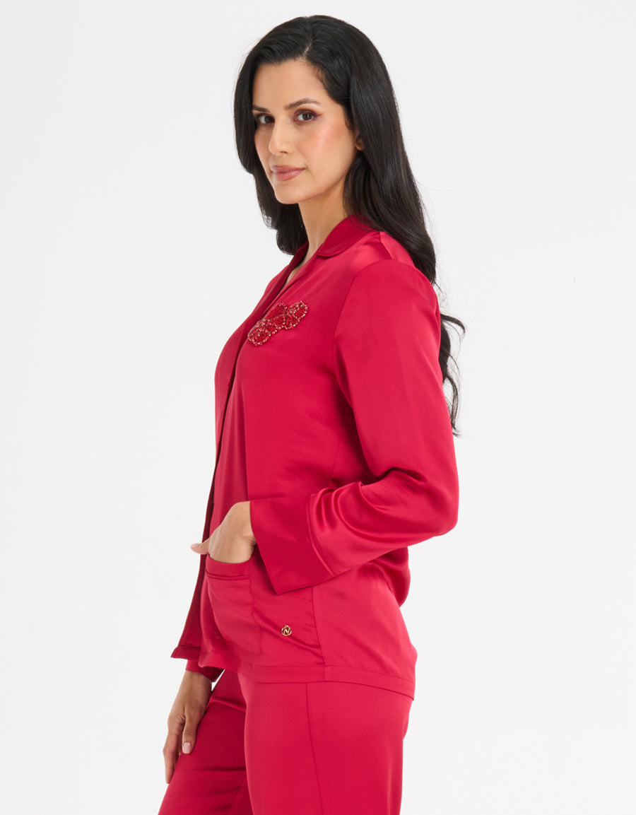 Satin Pajama Set
