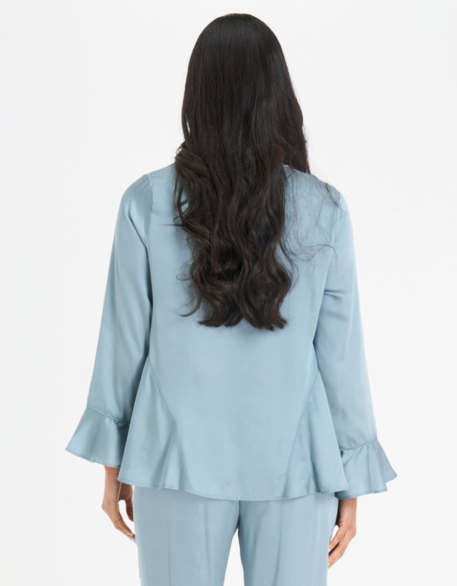 Satin Maternity Pajama Set