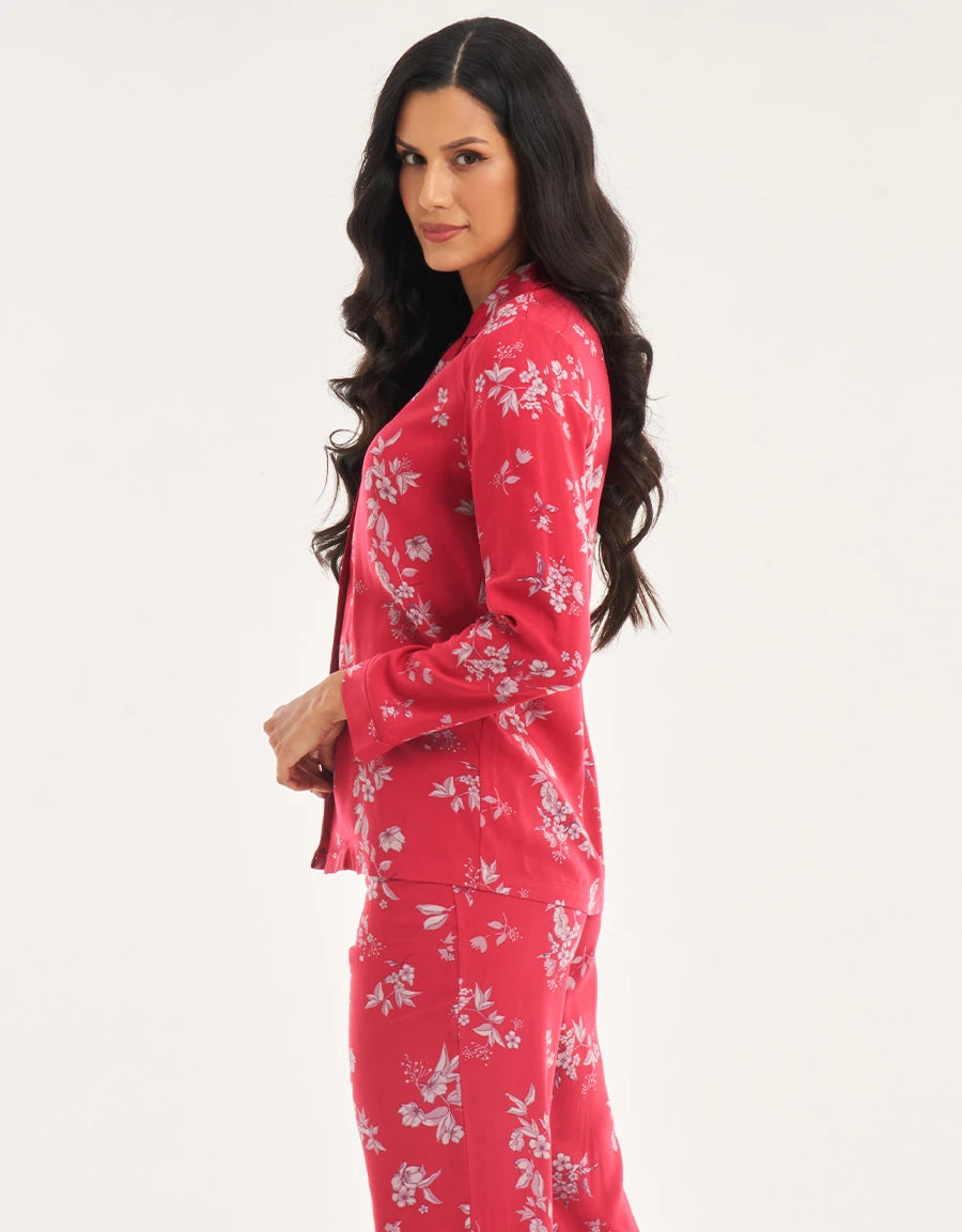 Floral Print Pajama Set