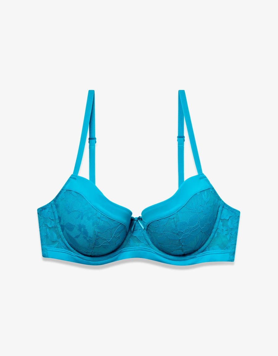 Lace Push-Up Balconette Bra