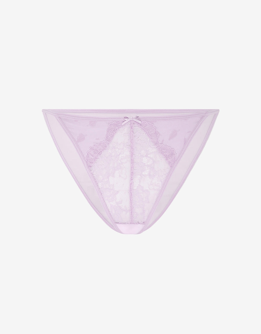 Satin Lace Tanga Panty