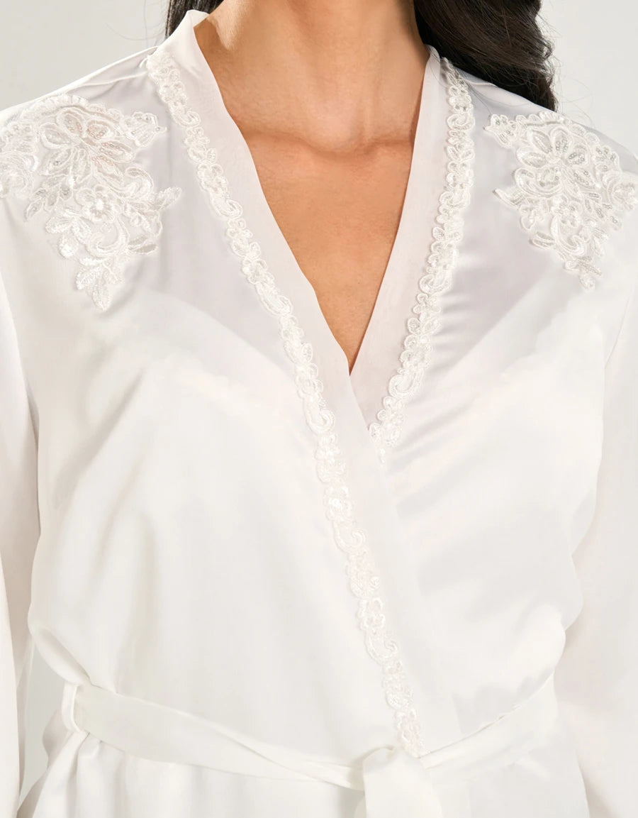 7-Piece Satin Bridal Set