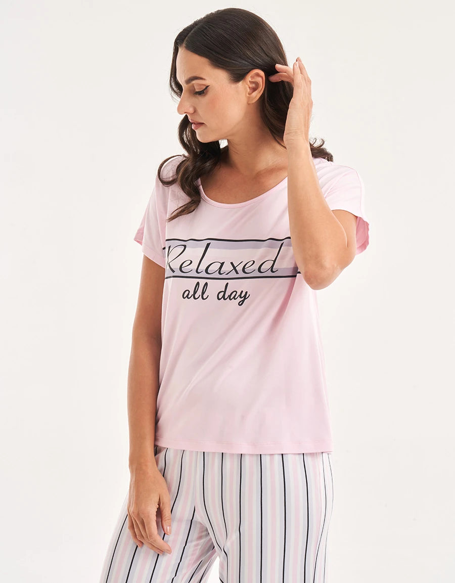 Striped Pajama Set