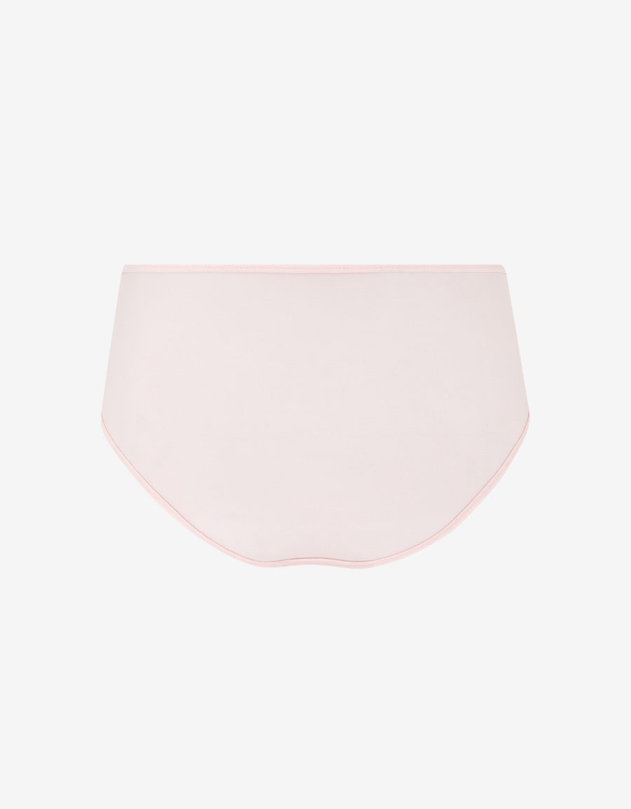 Sparkle Lace-Trim Satin Hipster Panty