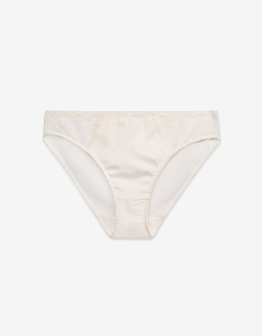 Lace Bikini Panty in White