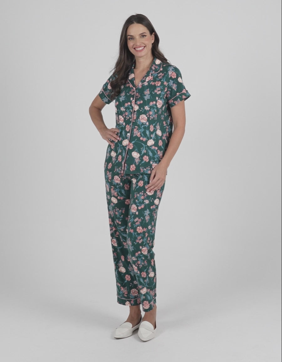 Floral Print Pajama Set