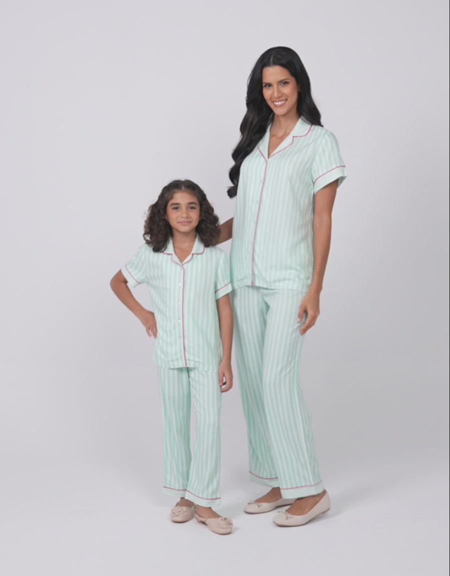 Striped Pajama Set