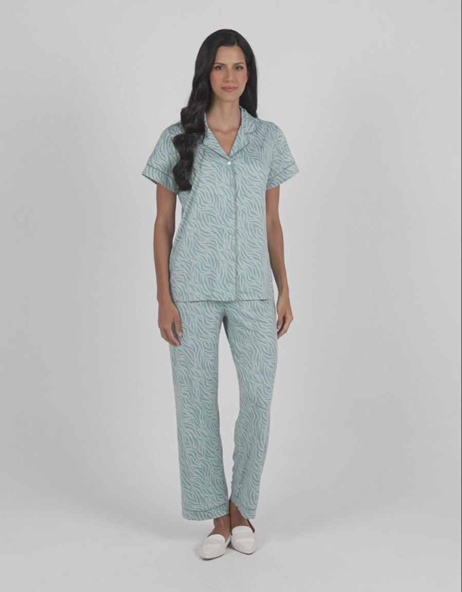 Leopard Print Pajama Set
