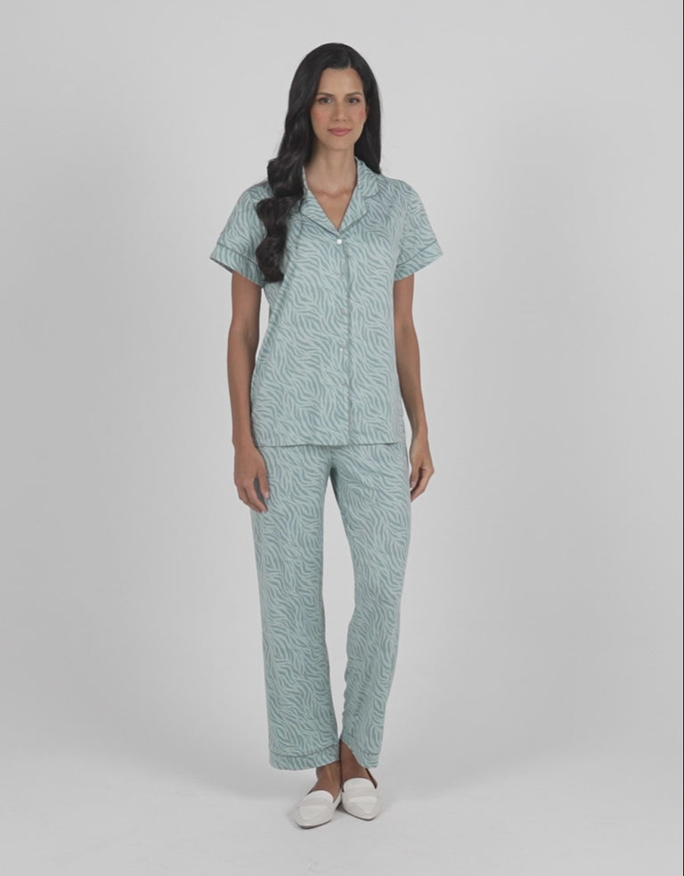 Leopard Print Pajama Set
