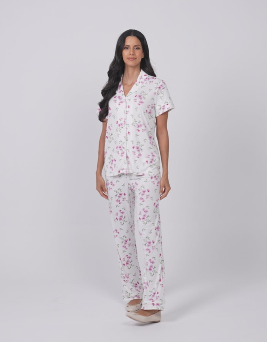 Floral Print Pajama Set