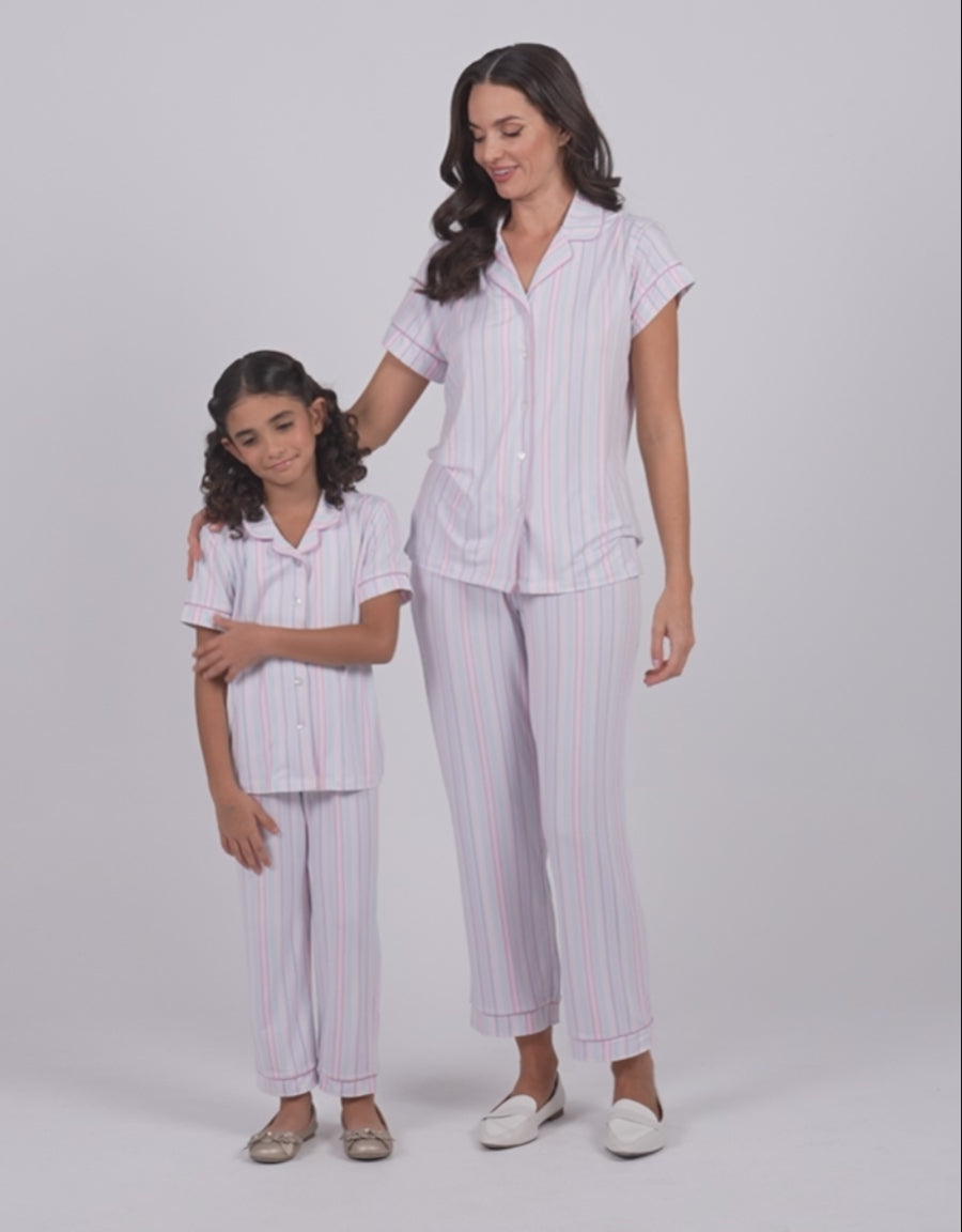 Striped Pajama Set