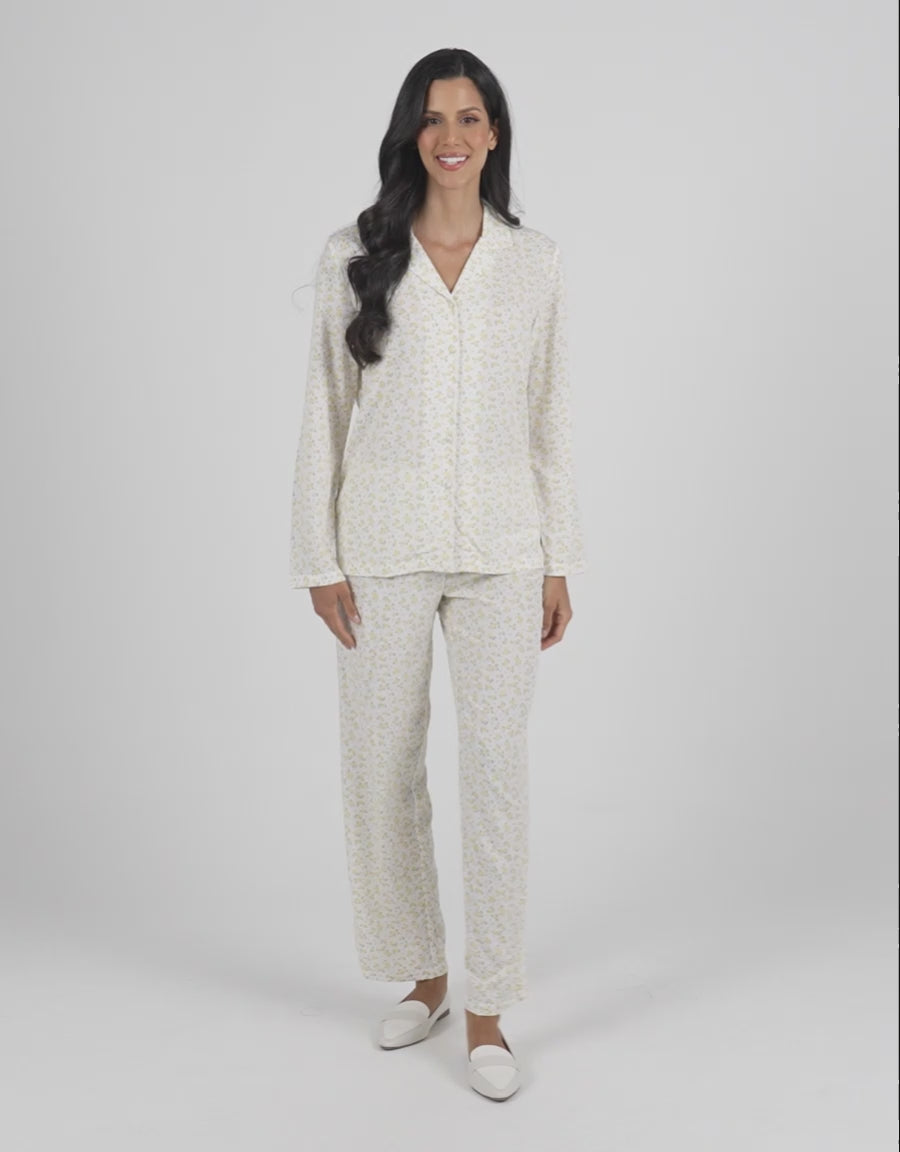 Floral Print Pajama Set