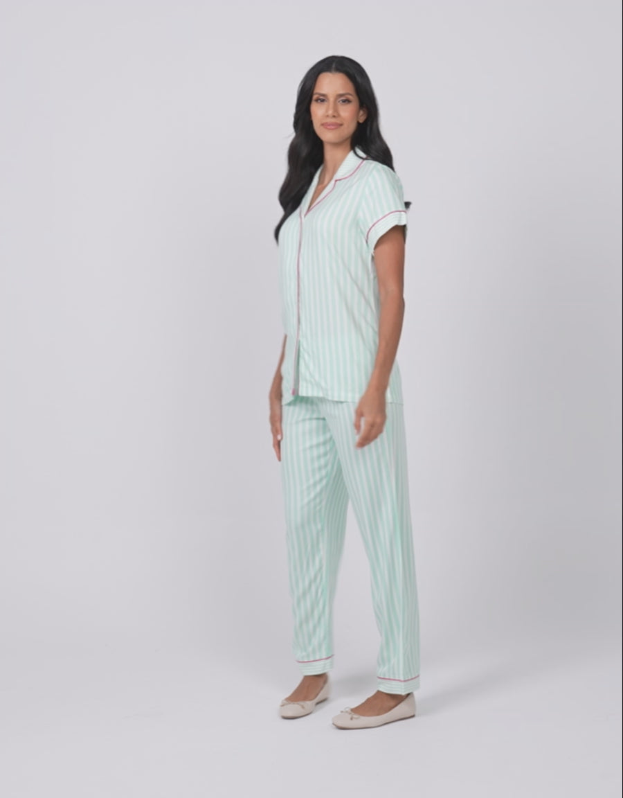 Striped Pajama Set