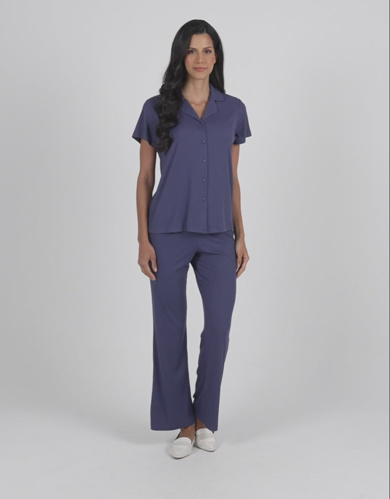 Ribbed Pajama Set