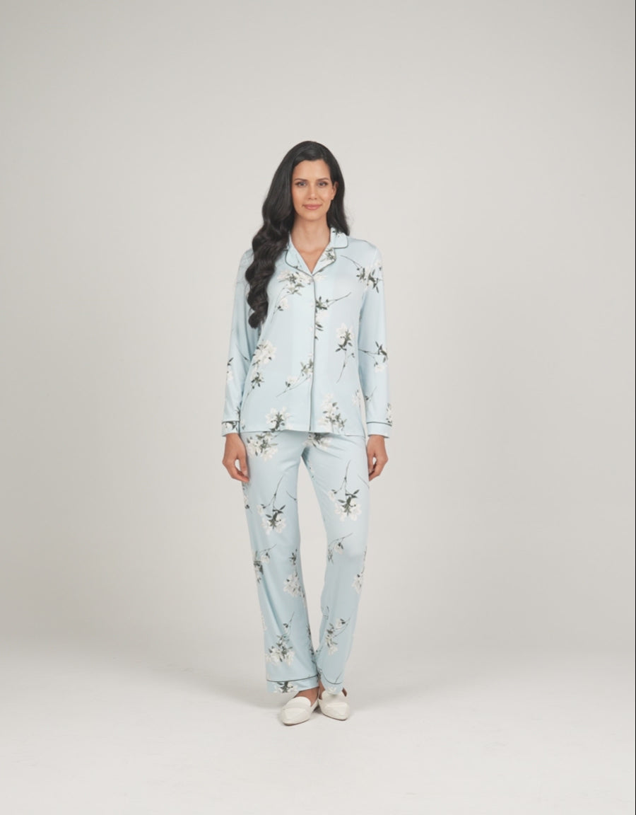 Floral Print Pajama Set