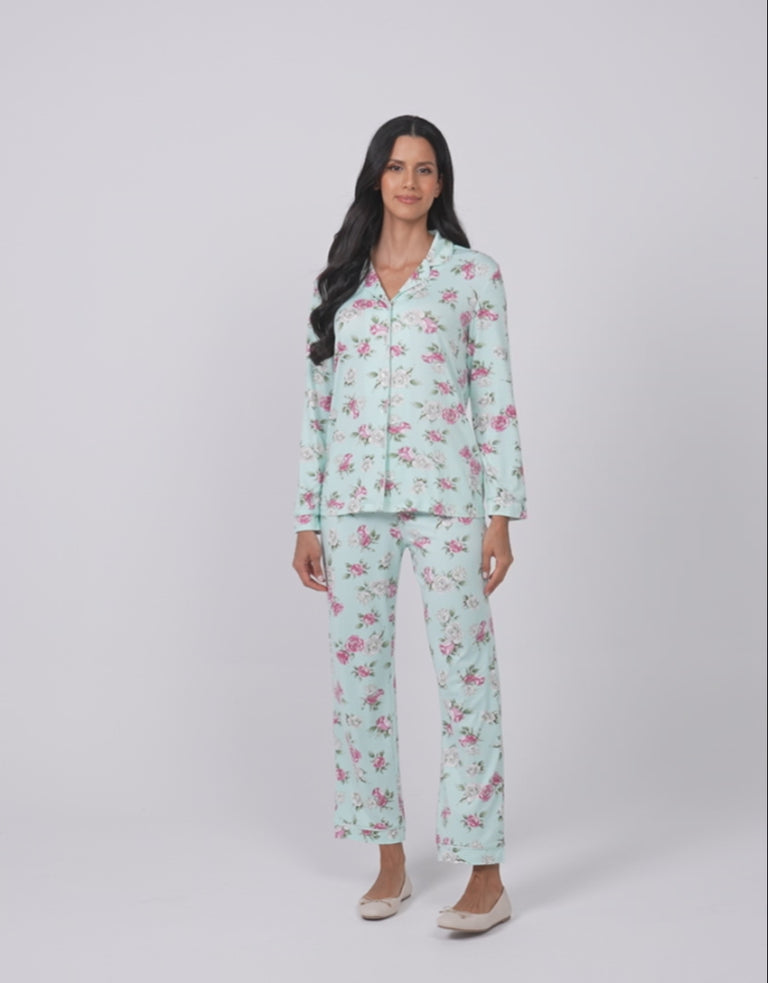 Floral Print Pajama Set